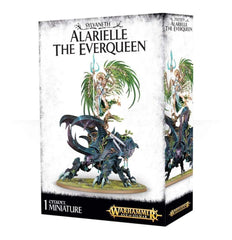 Alarielle the Ever Queen wielding Spear of Kurnoth for dramatic tabletop action