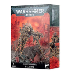 Warhammer Heldrake Chaos Space Marines figurine—detailed plastic miniature ideal for tabletop battles.
