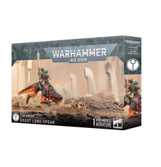 Warhammer Kroot Lone-Spear on Kalamandra, ideal for stealthy advances and dynamic board presence.
