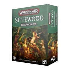 Warhammer Underworlds Spitewood expansion with push-fit miniatures for quick setup and strategic skirmishes.