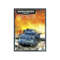 Warhammer 40,000 Space Marines Predator upgrade sprues for customization options.