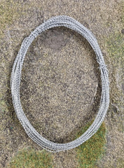 Warlord Games barbed wire 5m miniature bases ornament accentuates barricade realism on battlefield tables.