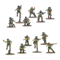 Warlord Games Konflikt 47 US platoon commander resin figure for coordinated operations