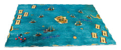 Warlord Games Master Commander ship cards and tokens aiding tactical decisions.