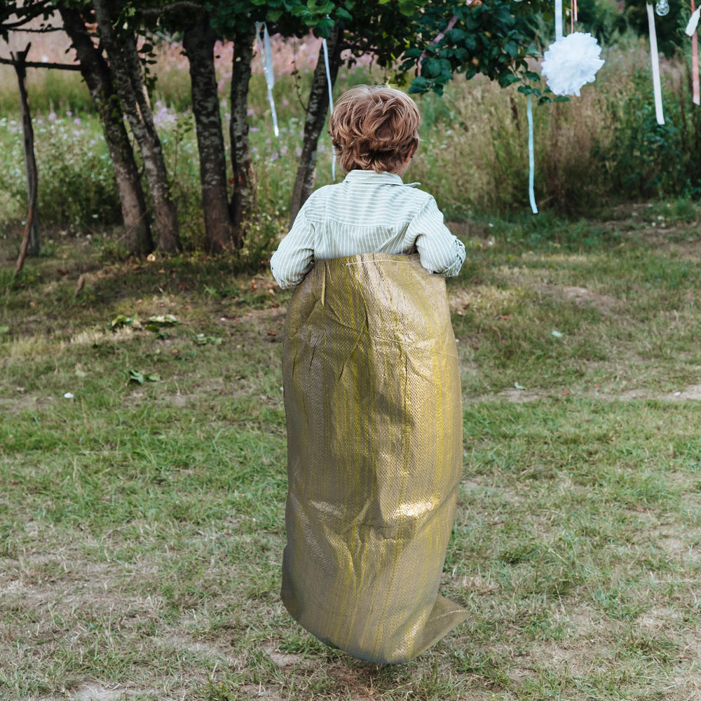 Warmfarm sacks stored for potatoes, rice, or grains.