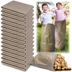 Warmfarm potato sack race bag 24x40 ready for backyard fun.