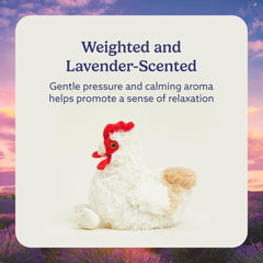 Warmies Chicken cooling relief by chilling in a sealed bag for comfort on warm days.