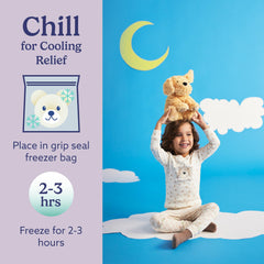 Warmies Golden Dog bedtime snuggle aids peaceful moments for kids and adults.