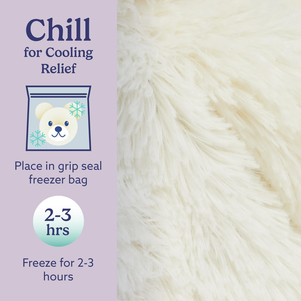 Warmies lavender aroma enhances a calm bedtime environment