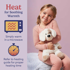 Warmies Puppy cooling sensation provides refreshing relief on warm days