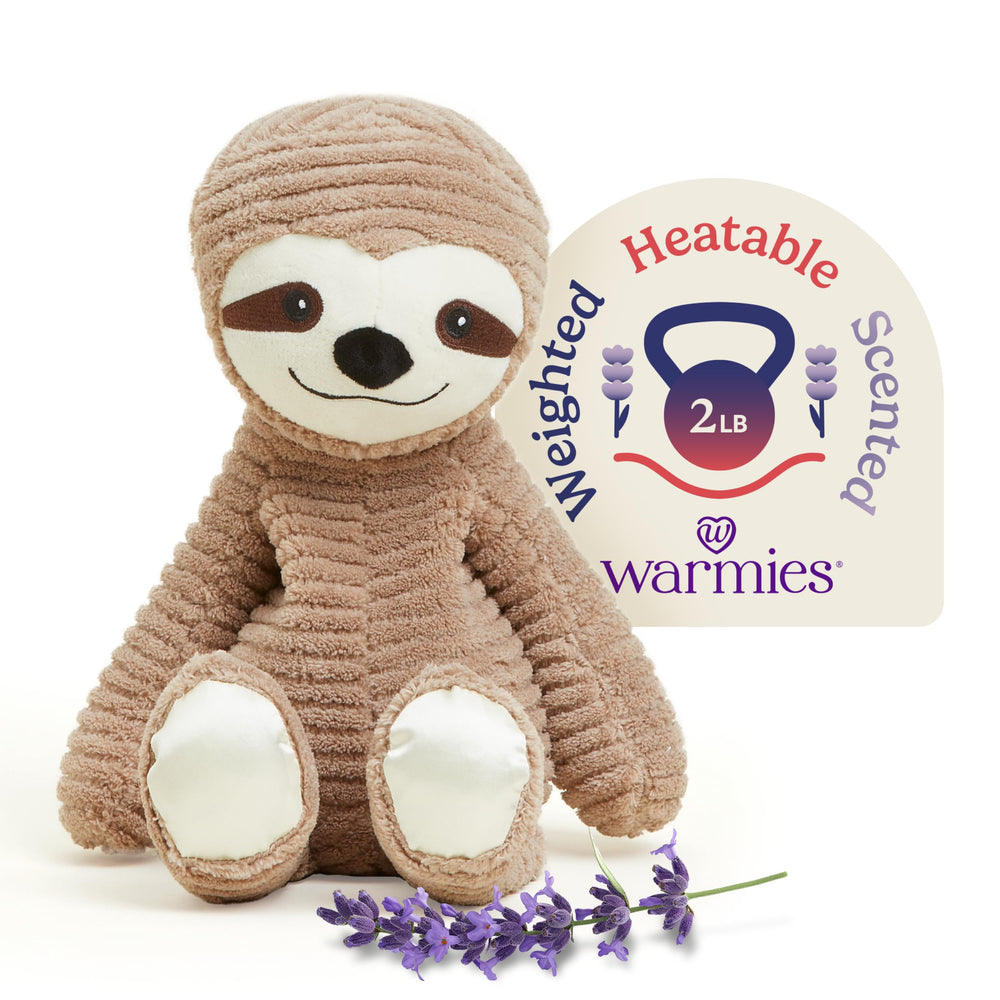 Warmies Sloth microwavable plush offering cozy warmth for snuggle time