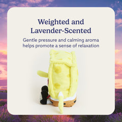 Warmies SpongeBob freezing-cooling option provides a refreshing cool touch.