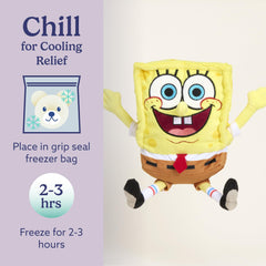 Warmies SpongeBob lavender-scented plush adds a subtle calming aroma.