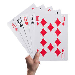 Warmtree jumbo cards front view shows oversized visuals for easy visibility and handling.