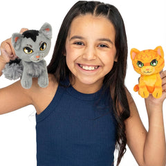 Warrior Cats mini mystery plush packaging: ready to gift or display