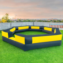 warsun Gaga Ball Pit inflatable structure showing durable seams for outdoor play
