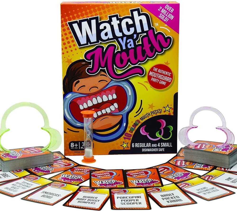 Watch Ya' Mouth Family Edition 60-second timer for fast, exciting rounds.