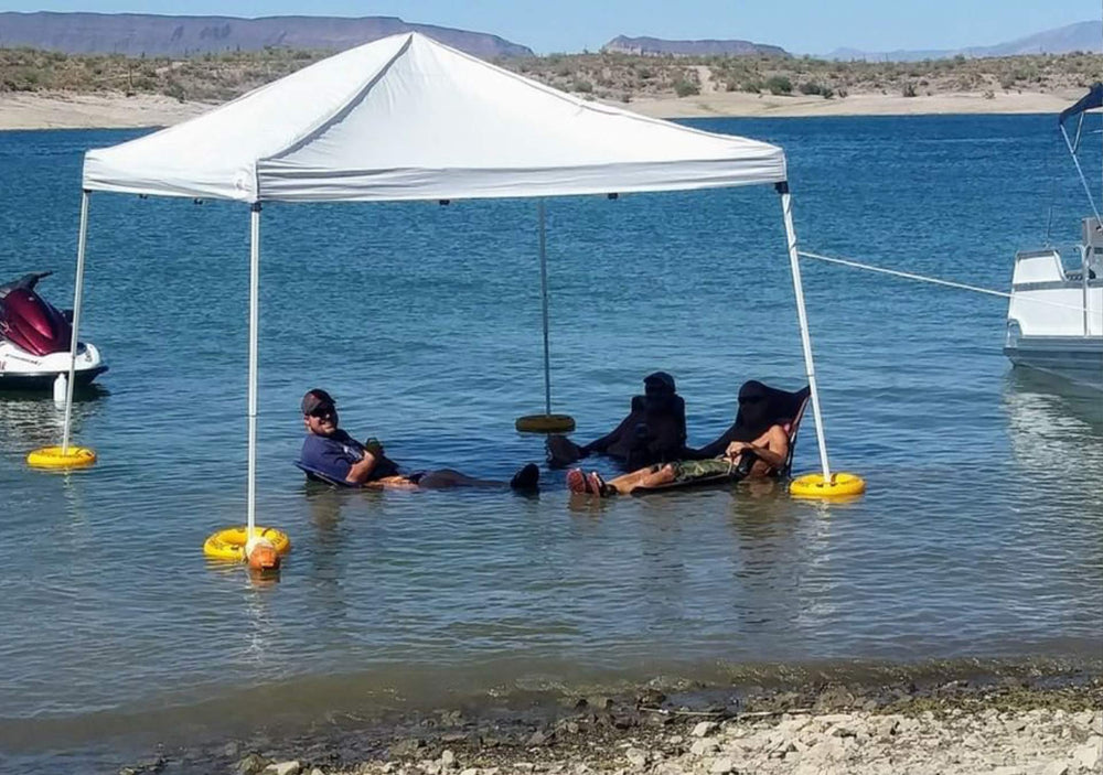 Water Shade on-water use for pools, lakes, and beaches.