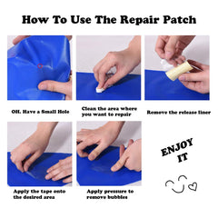 WateBom repair patch included for puncture quick fixes.