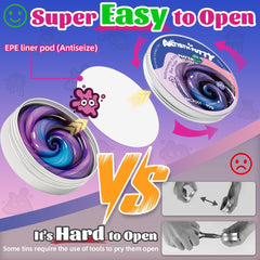 WaterElf Galaxy Putty fingers squeeze demonstrates fidget-friendly grip and stress-friendly play.