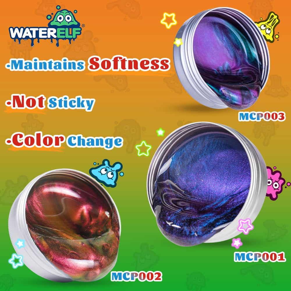 WATERELF Galaxy Putty safe materials label for non-toxic use