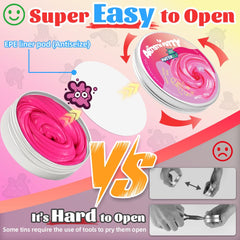 WaterELF neon pink putty texture close-up, durable and pliable.