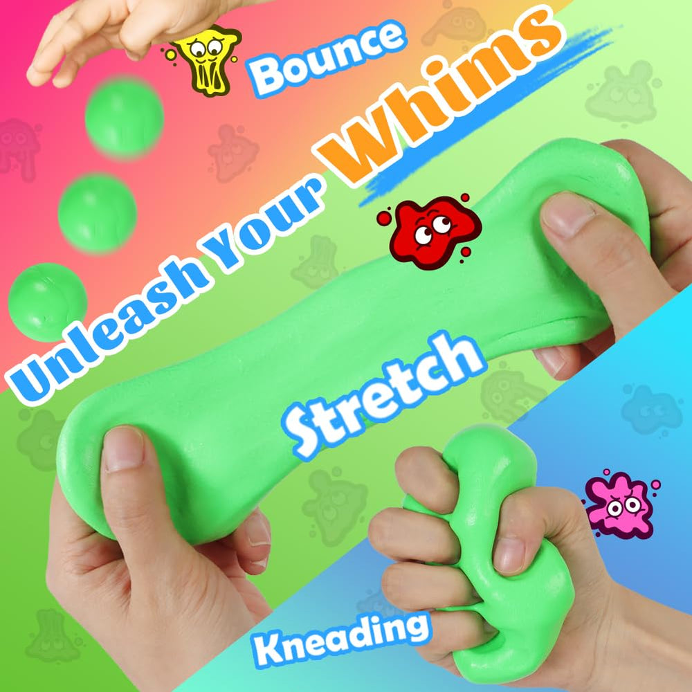 WaterELF Play Putty Green in use by child for creative learning