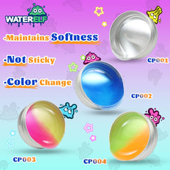 WaterELF crystal putty used by a child for focused, quiet play.