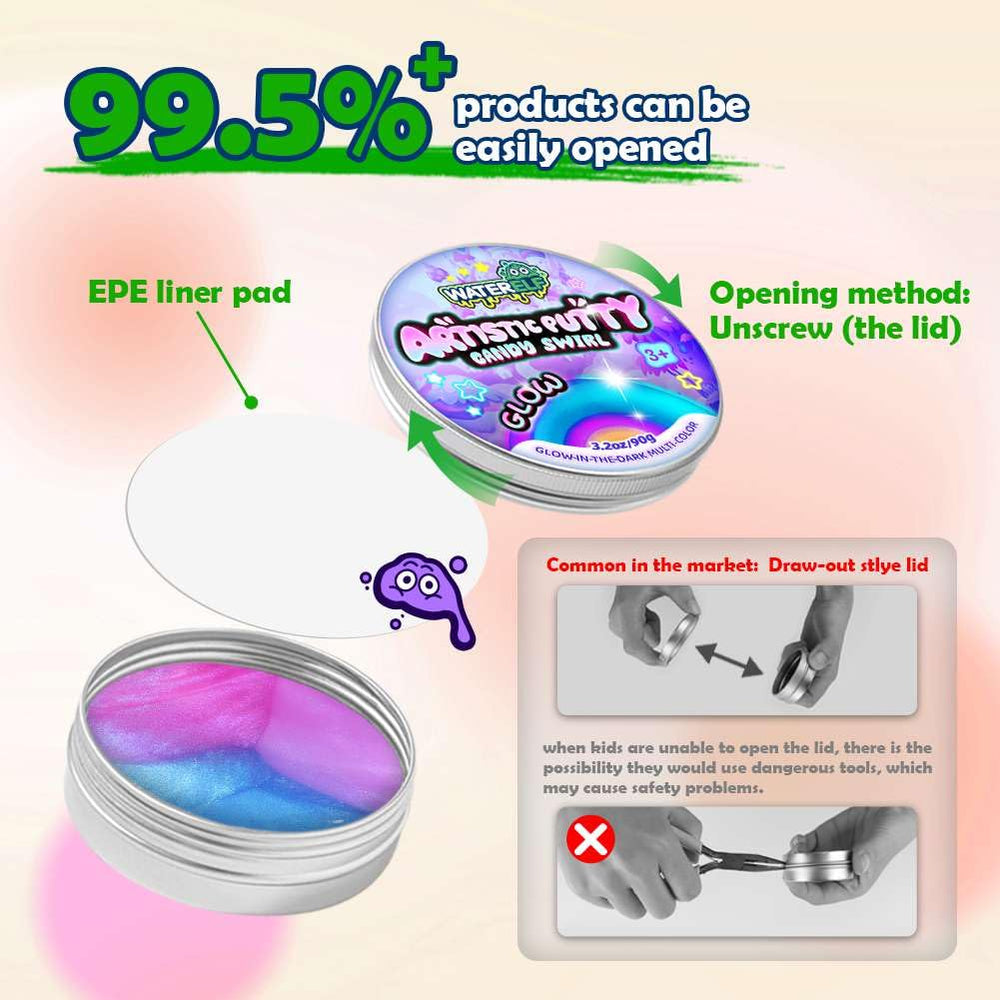 WATERELF color trio Rose Red Blue Purple for vivid sensory play.