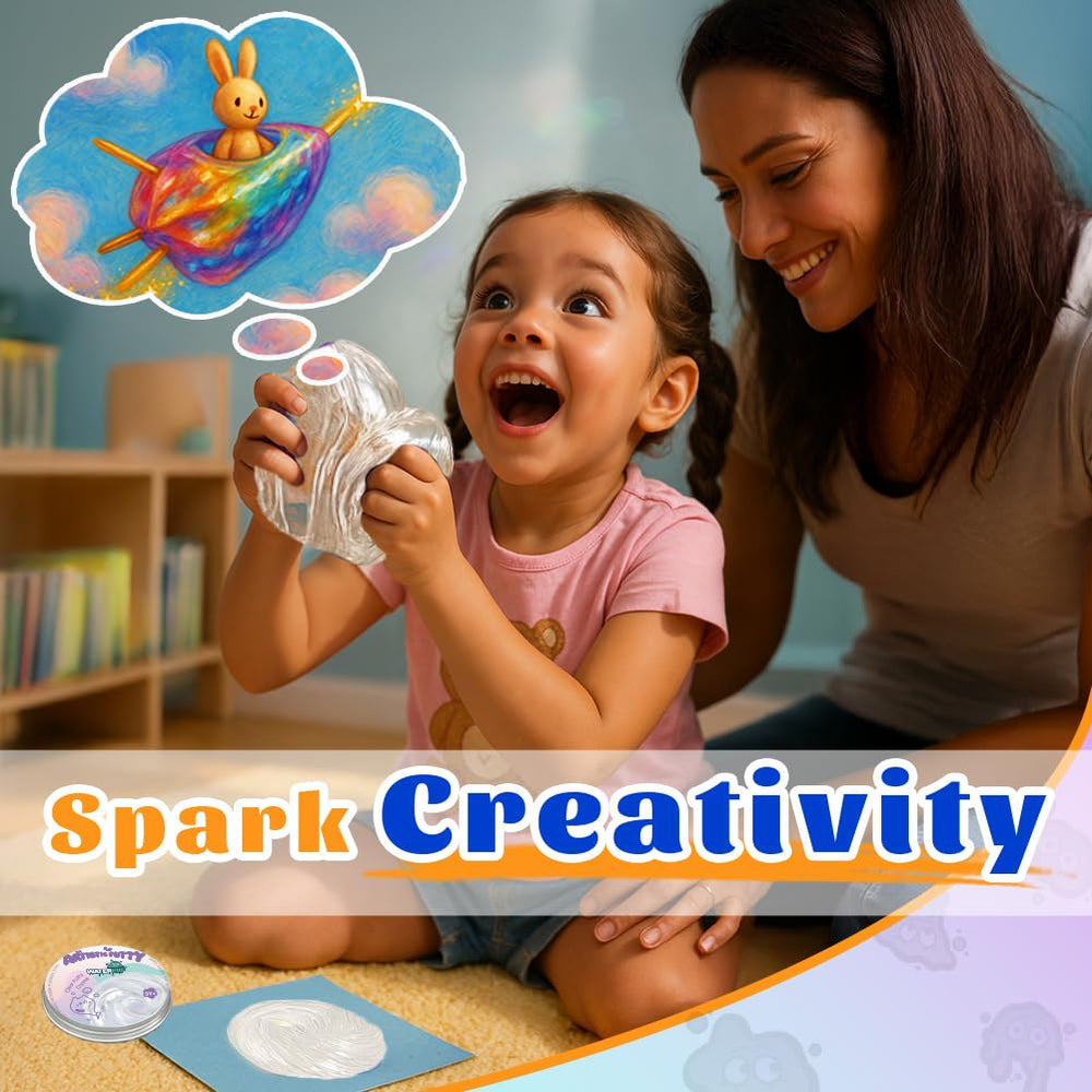 WaterELF crystal putty tin makes a gift-ready sensory toy.