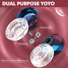 WATIEOBOOYOYO P02+M18 stainless steel bearings delivering consistent rotation
