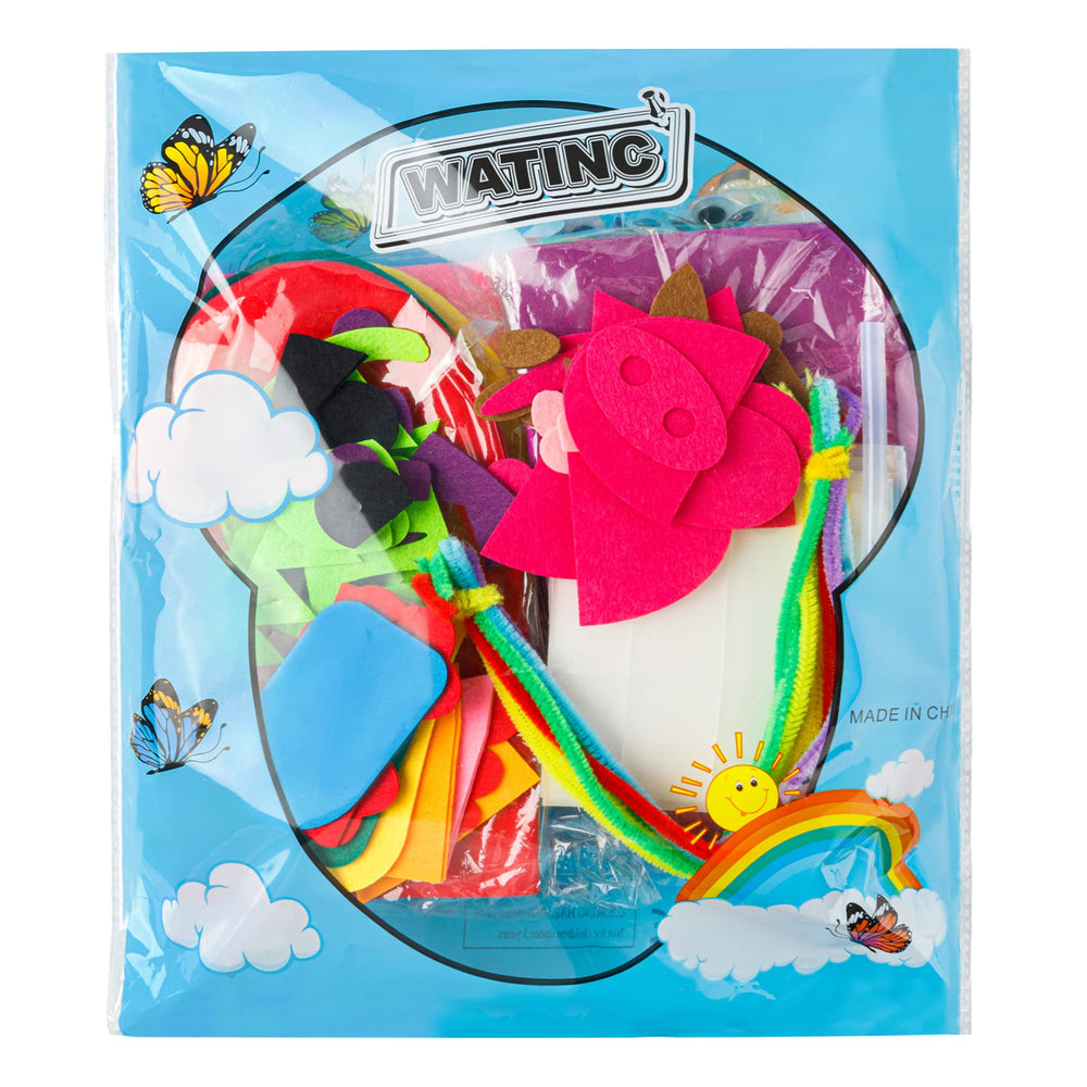 Puppets crafted for storytelling and role play with WATINC kit