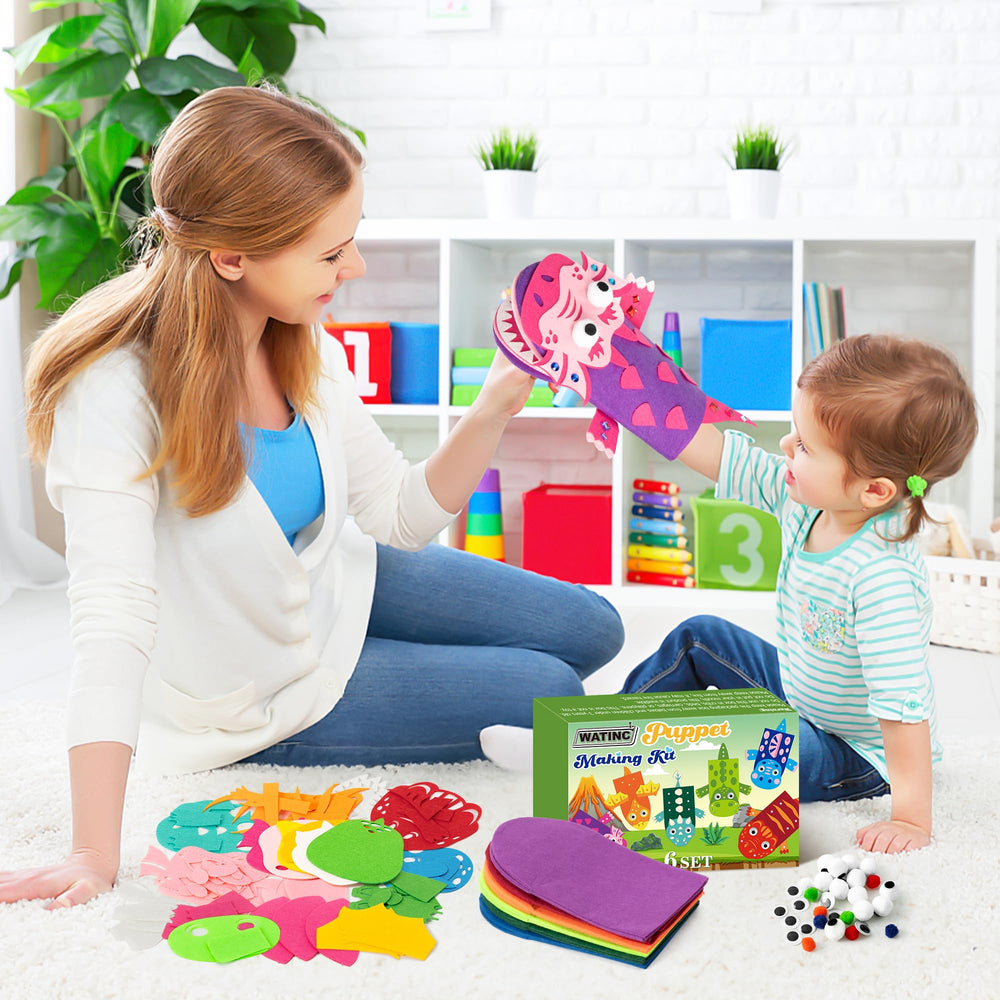 WATINC felt decor pieces enhance puppet designs for customization