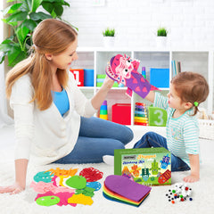 WATINC felt decor pieces enhance puppet designs for customization