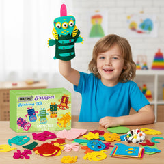 WATINC hand-puppet front view: easy-to-grip design for small hands