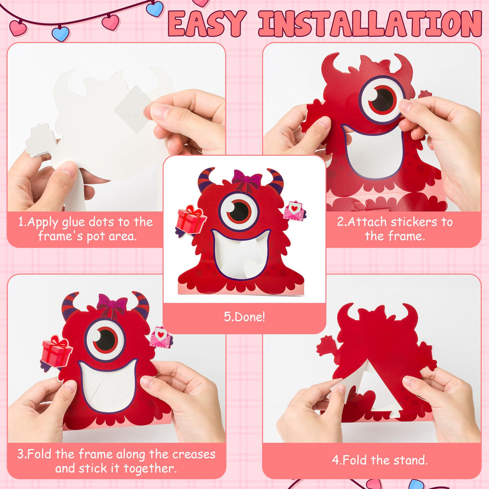 WATINC DIY monster frame kit arranged for kids to assemble easily.