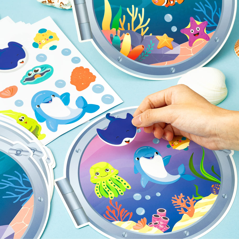 WATINC octopus sticker adds whimsy to hands-on ocean crafts