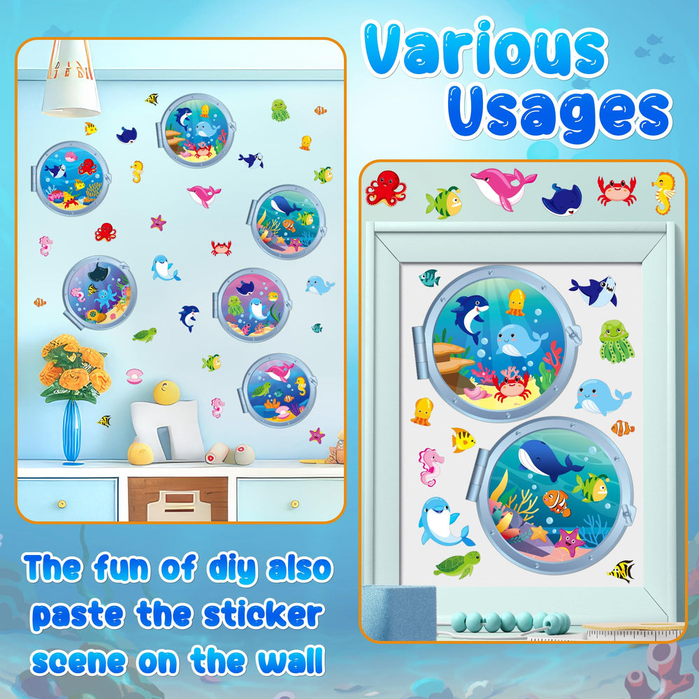 WATINC seahorse sticker for collaborative art and games