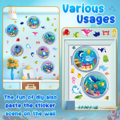 WATINC seahorse sticker for collaborative art and games