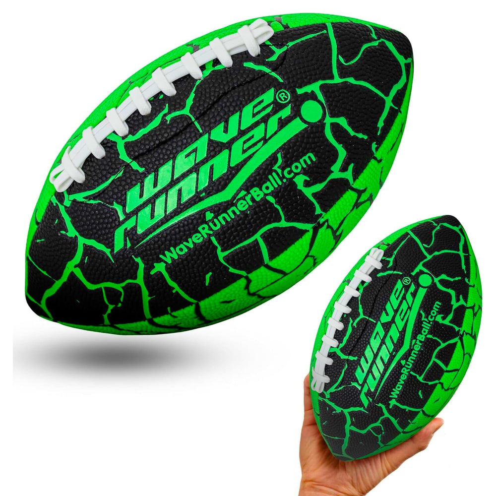 Wave Runner double-lacing spiral design for accurate throws