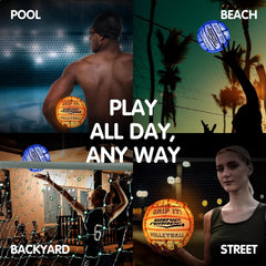 Wave Runner night-ready ball for sunset beach games and family fun
