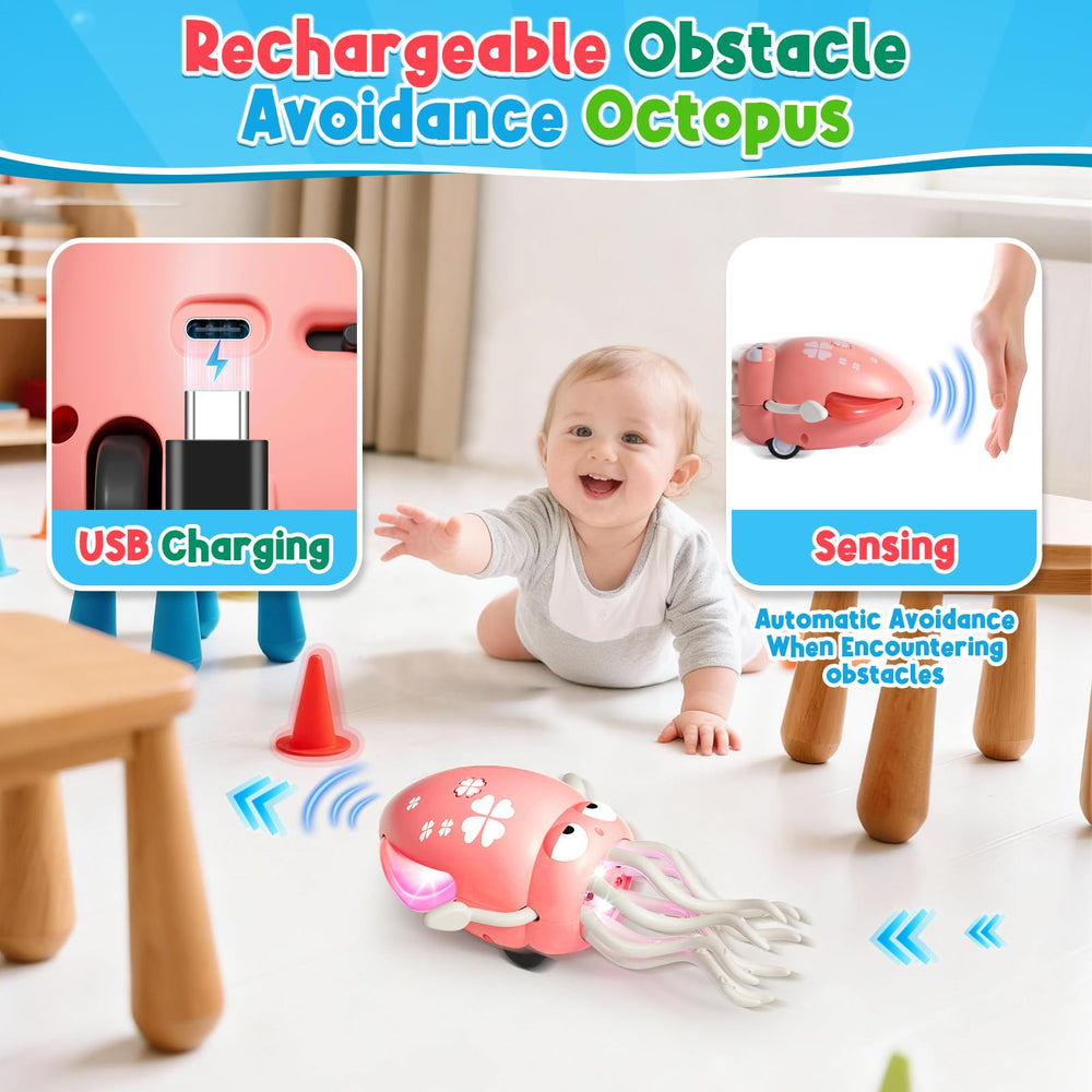 WAVISA Dancing Squid with fishing rod enables imaginative pretend play