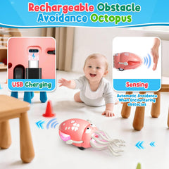 WAVISA Dancing Squid with fishing rod enables imaginative pretend play