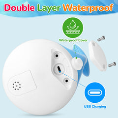 WAVISA rechargeable bath toy charging via USB for long play sessions