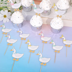 WAWUO goose photo prop decor pairs with desserts