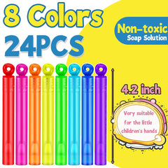 Waybla mini bubble wands, 4 inches, perfect for small hands and on-the-go fun.