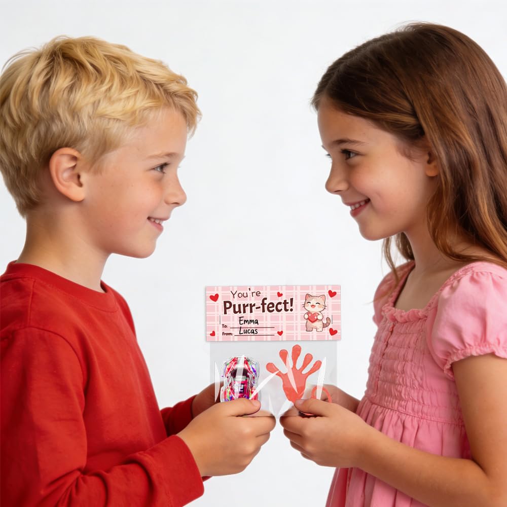Waybla bunny card with sticky hand toy for sharing