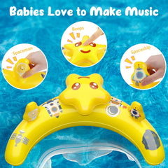 WayEee float includes a toy console to spark curious play and exploration.