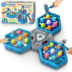 Waykee Whack a Game Mole set with soft hammers ready for family play and skill building.