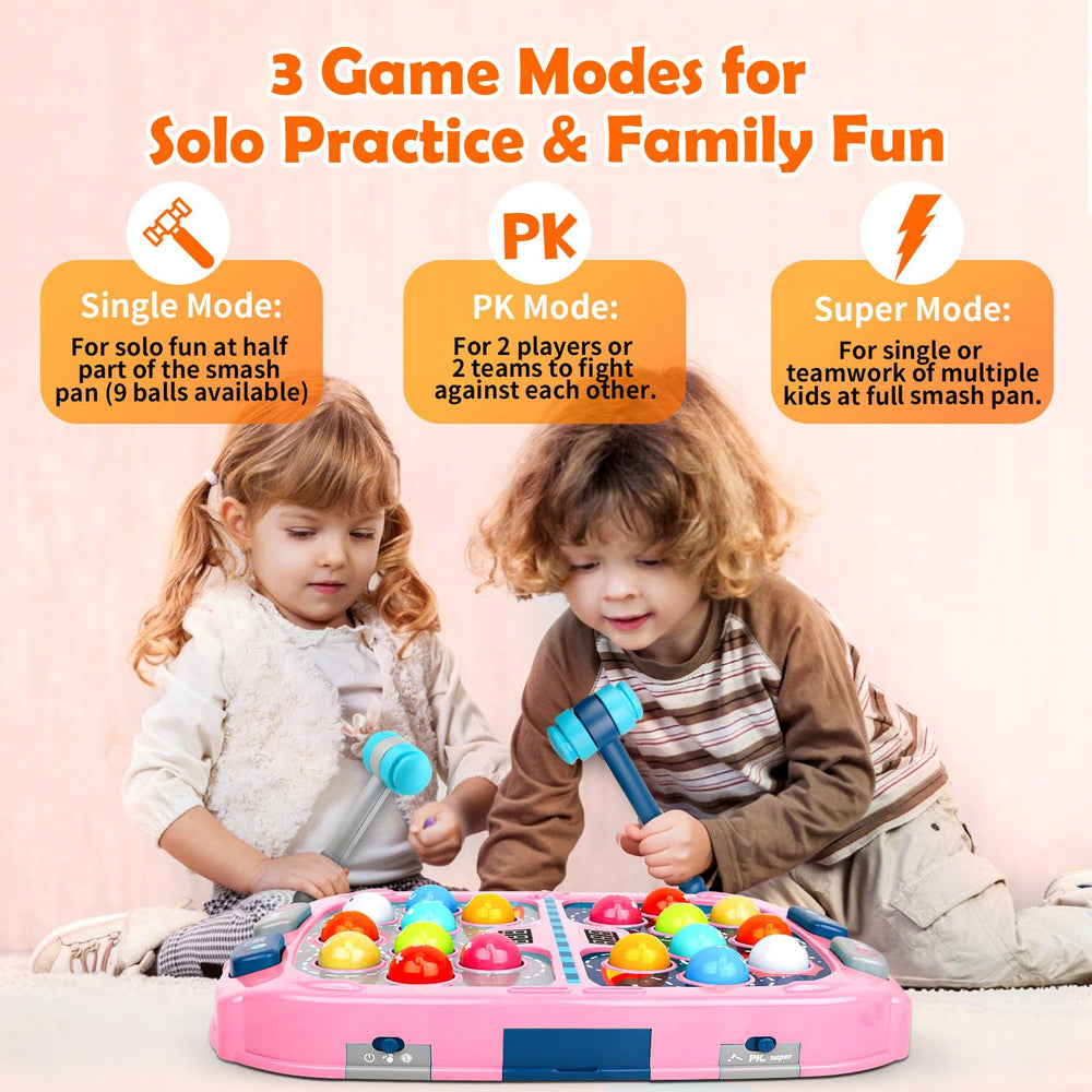 Waykee Whack a Game Mole suction cups secure play on a table